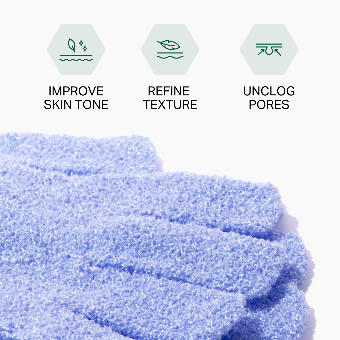 Spa Retreat Duo: Premium Headband & Exfoliating Gloves for Shower, Tanning, and Pre-Shave Care